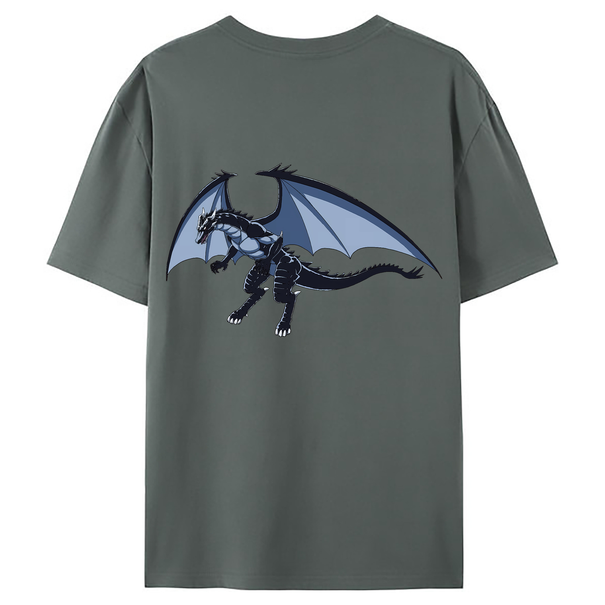 （画像用） 転スラ Regarding Reincarnated to Slime 綿100％ メンズ半袖Tシャツ（バックプリント） 通気性